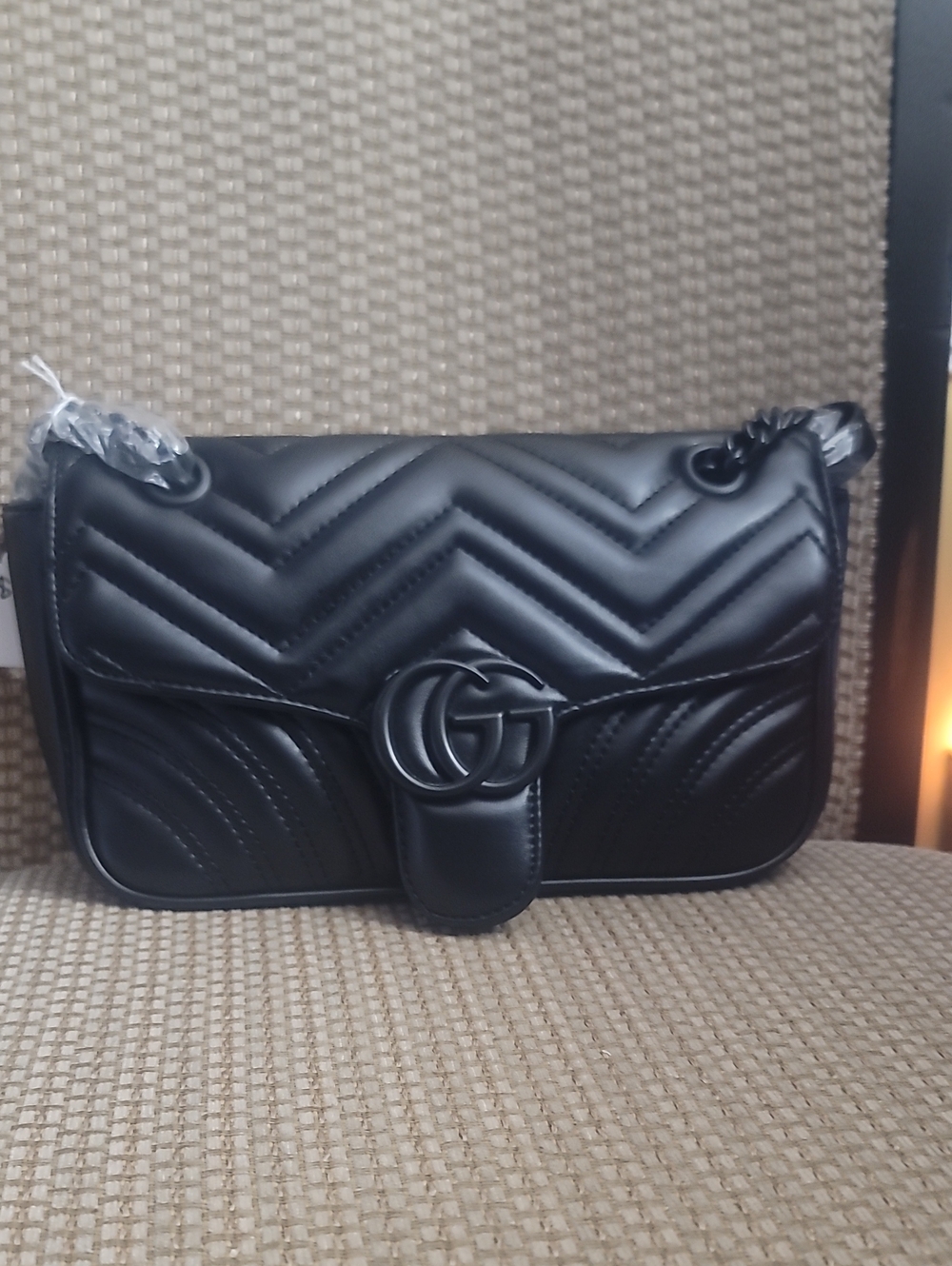 Marmont Black Quilted Shoulder Bag